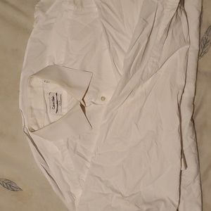 Calvin Klein white button shirt